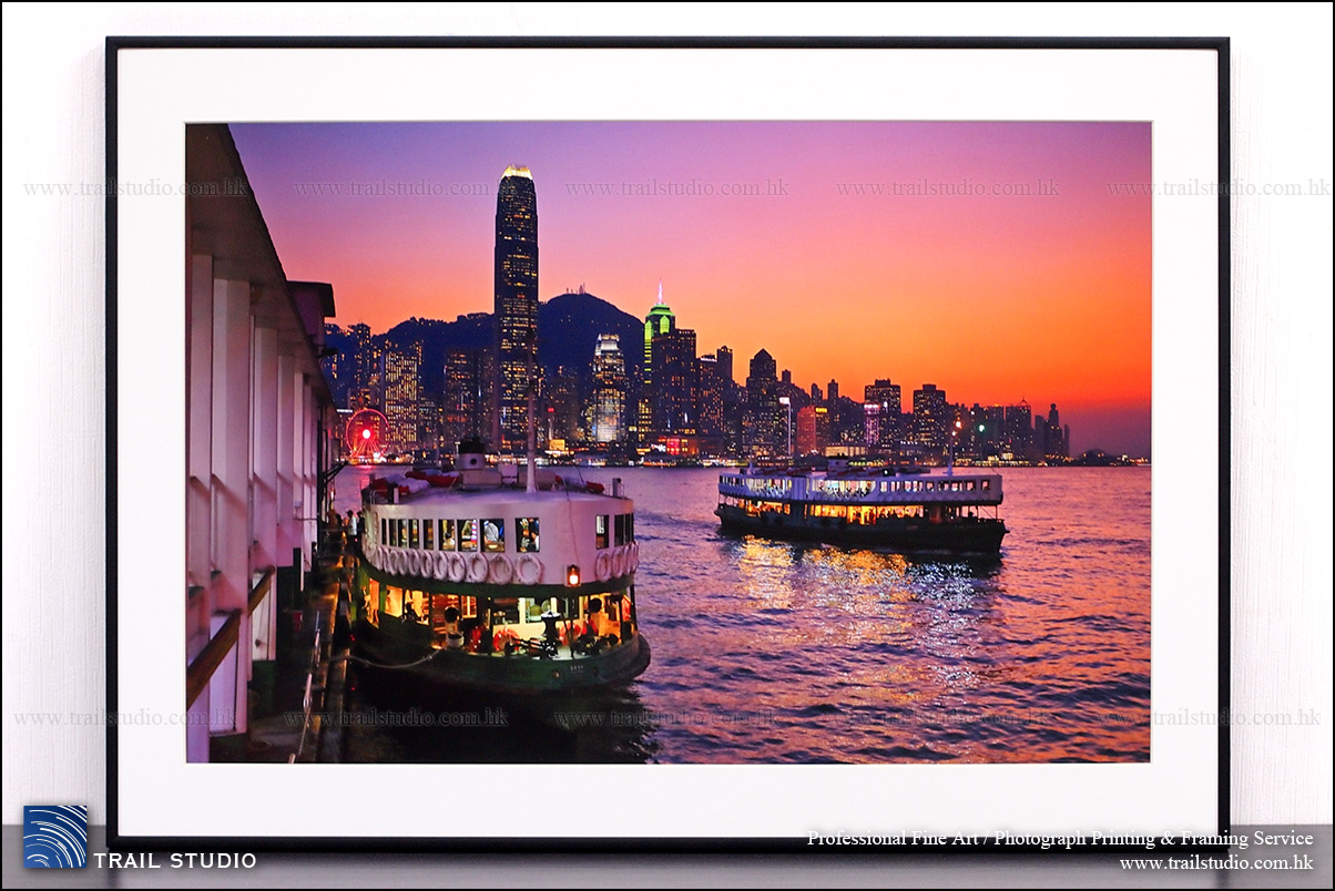 Trail Studio, Professional Photo Printing Service, photo printing, fine art printing, Hahnemuhle, photo framing, Ming Lau Photography, Star Ferry, Tsim Sha Tsui Pier, Victoria Harbour, Hong Kong